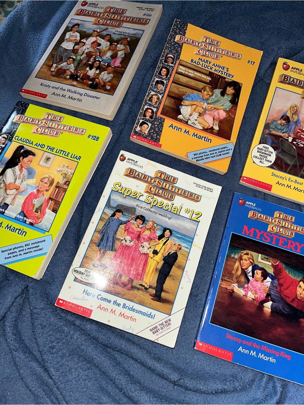 Babysitters Club Book Bundle 6 Books Total as pictured Vintage Excellent shape